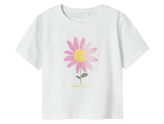 Name It t-shirt white with flower print